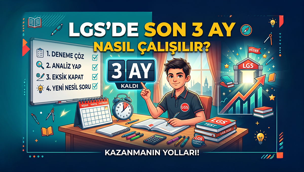 LGS’de Son 3 Ay Nasıl Çalışılır?